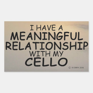 Sticker Rectangulaire de la relation significative