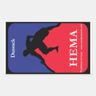 Sticker Rectangulaire Décalque de Dussack HEMA