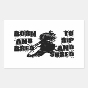 Sticker Rectangulaire Déchirure et lambeau