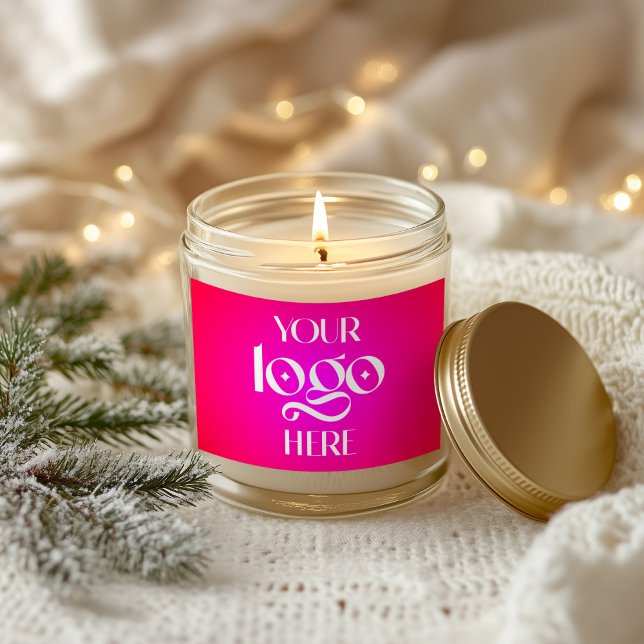 Sticker Rectangulaire Dégradé rouge à magenta (Red to Magenta Gradient Rectangular Sticker)