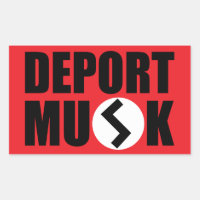 Déporter l'autocollant du rectangle de musc Elon