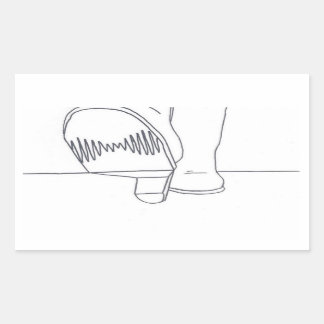 Sticker Rectangulaire Design des singes arctiques