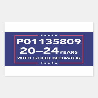 Sticker Rectangulaire Détenu P011358