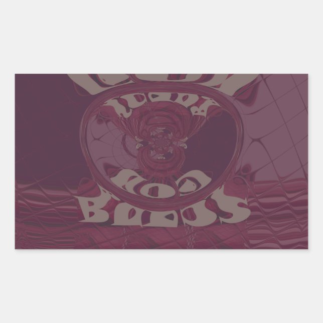 Sticker Rectangulaire Dieu vous bénisse Giraffes Art Imprimer/Design (Devant)