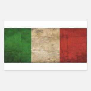 Sticker Rectangulaire Distants de pays en détresse   Italie