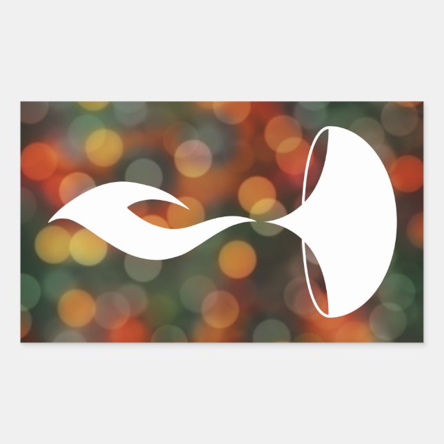 Sticker Rectangulaire diwali diya bokeh lumières (Devant)