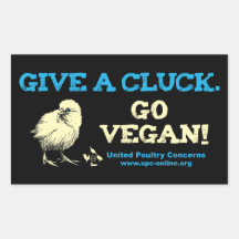 Donne Un Cluck. Allez Vegan !