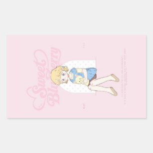 Sticker Rectangulaire Doux rêves de myrtille ✩°。 ⋆。°✩