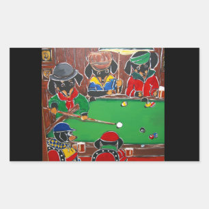 STICKER RECTANGULAIRE DOXIE BILLIARDS