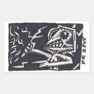 Sticker Rectangulaire Dr Zeus