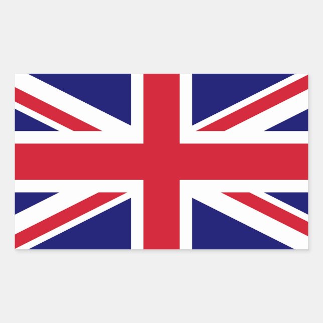 Sticker Rectangulaire Drapeau (Devant)