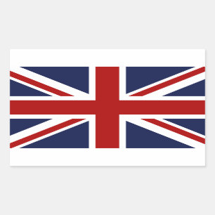 Sticker Rectangulaire Drapeau 3 de l'Angleterre