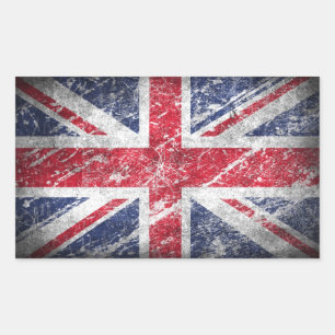 Sticker Rectangulaire drapeau anglais