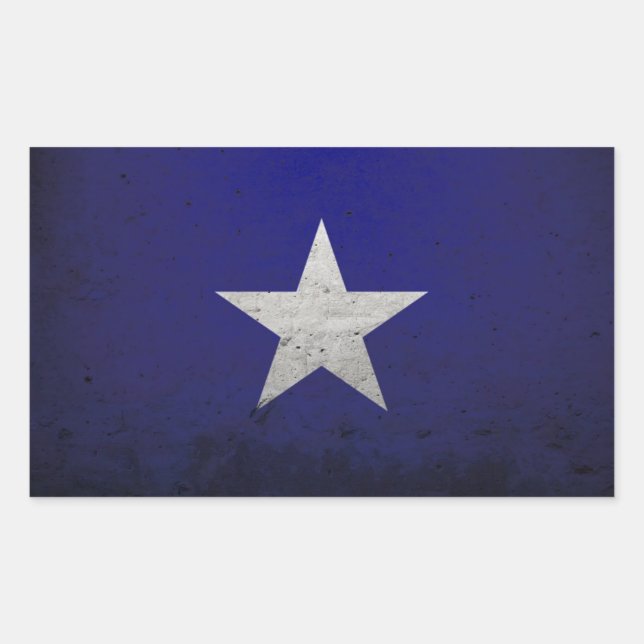 Sticker Rectangulaire Drapeau bleu Bonnie (Devant)
