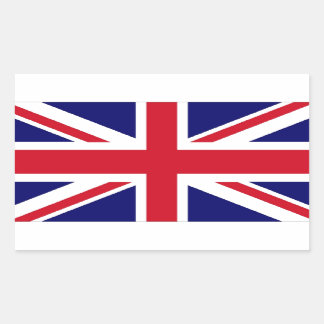 Sticker Rectangulaire Drapeau britannique