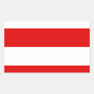 Sticker Rectangulaire Drapeau de Hesse