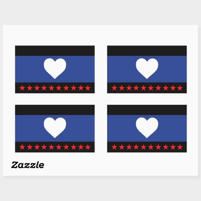 Sticker Rectangulaire Drapeau de la Fierté du pied (Feuille)