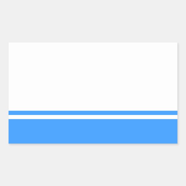 Sticker Rectangulaire Drapeau de la République patriotique de l'Altaï (Devant)