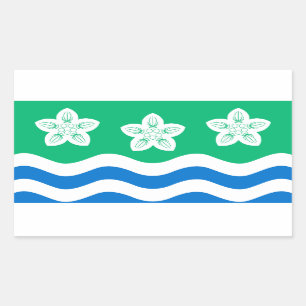 Sticker Rectangulaire Drapeau de l'autocollant rectangulaire Cumberland