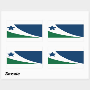 Sticker Rectangulaire Drapeau de Spring Hill, Tennessee