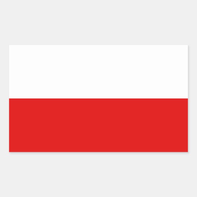 Sticker Rectangulaire Drapeau de Thuringe (Devant)