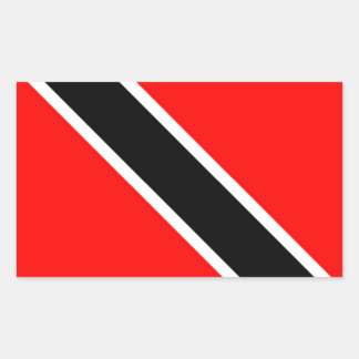 Sticker Rectangulaire Drapeau de Trinité-et-Tobago