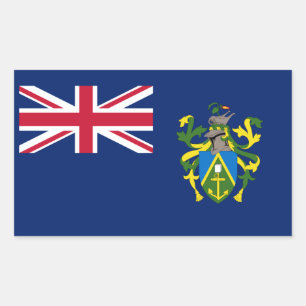 Sticker Rectangulaire Drapeau des îles Pitcairn