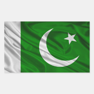 Sticker Rectangulaire Drapeau du Pakistan