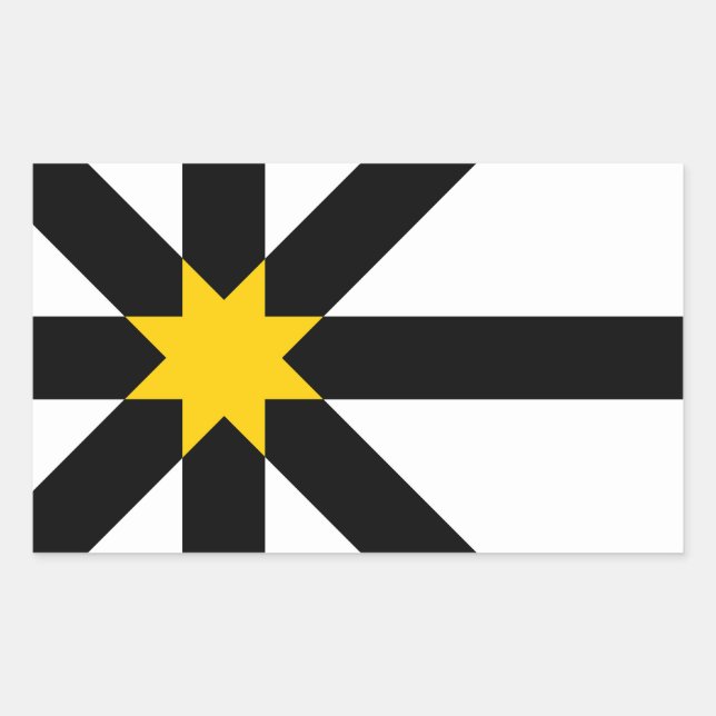 Sticker Rectangulaire Drapeau du Sutherland (Devant)