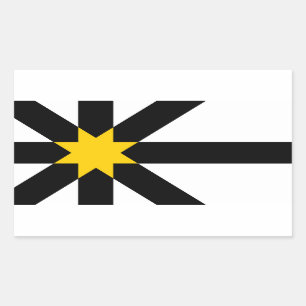 Sticker Rectangulaire Drapeau du Sutherland