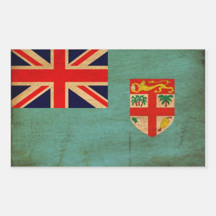 Sticker Rectangulaire Drapeau Fidji