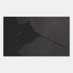 Sticker Rectangulaire Drapeau Iwo Jima