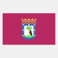Drapeau Madrid Espagne (Ville)