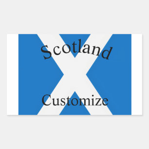 Sticker Rectangulaire Drapeau national de l'Écosse Thunder_Cove