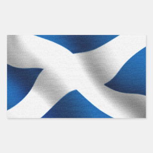 Sticker Rectangulaire Drapeau national écossais & St Andrew Patriotic