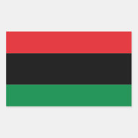 Drapeau rouge noir et vert