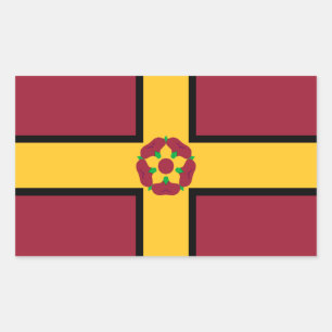 Sticker Rectangulaire Drapeau sur l'autocollant rectangulaire Northampto