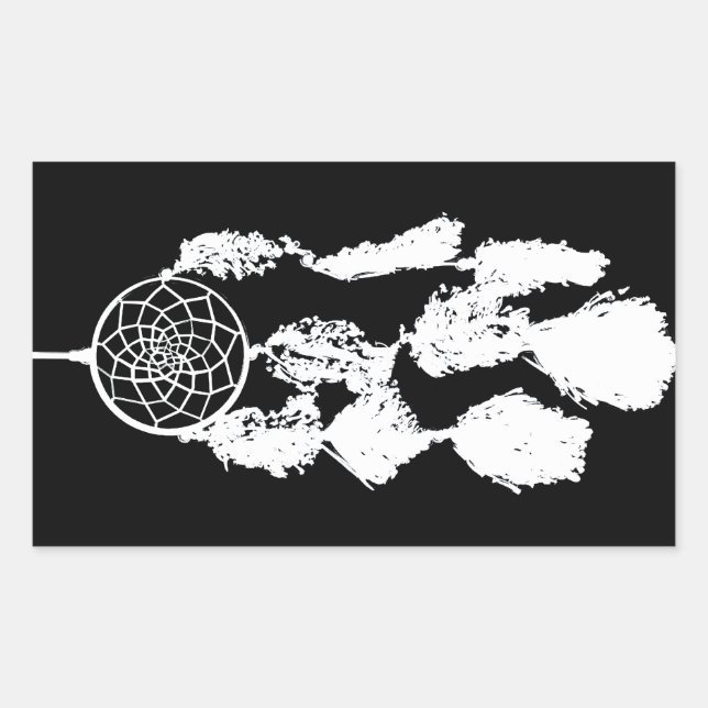 Sticker Rectangulaire Dreamcatcher (Devant)