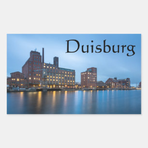 Sticker Rectangulaire Duisburg Allemagne