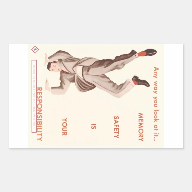 Sticker Rectangulaire D'une manière ou d'une autre, vous voyez l'autocol (Devant)