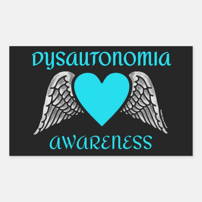 Sticker rectangulaire Dysautonomia (Devant)