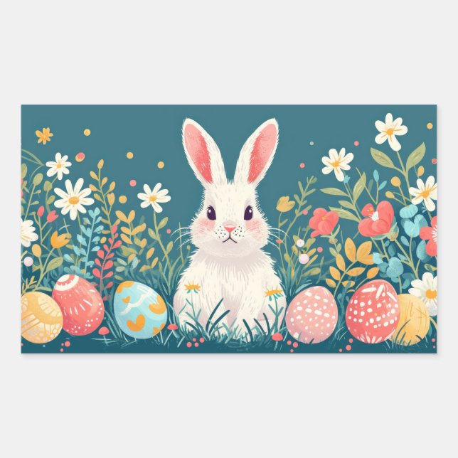 Sticker Rectangulaire Easter Sunday  (Devant)