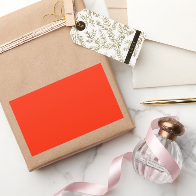 Sticker Rectangulaire Écarpe (Cadeaux)