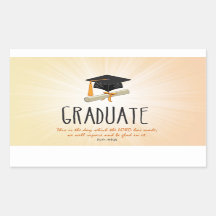Éclatement en or de remise de diplôme religieux av