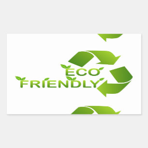 Sticker Rectangulaire Éco