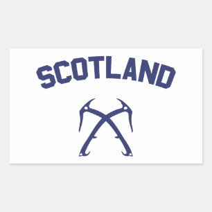 Sticker Rectangulaire Ecosse Escalade de glace
