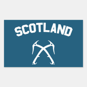 Sticker Rectangulaire Ecosse Escalade de glace