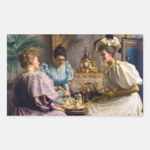 Sticker Rectangulaire Edwardian