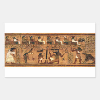 Sticker Rectangulaire Egyptian books of the dead.