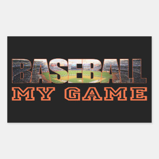 Sticker Rectangulaire El béisbol es mi Juego